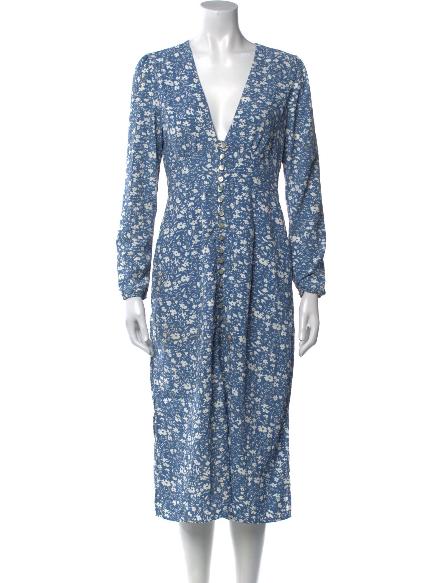 Rahi V-Neck Midi Length Dress