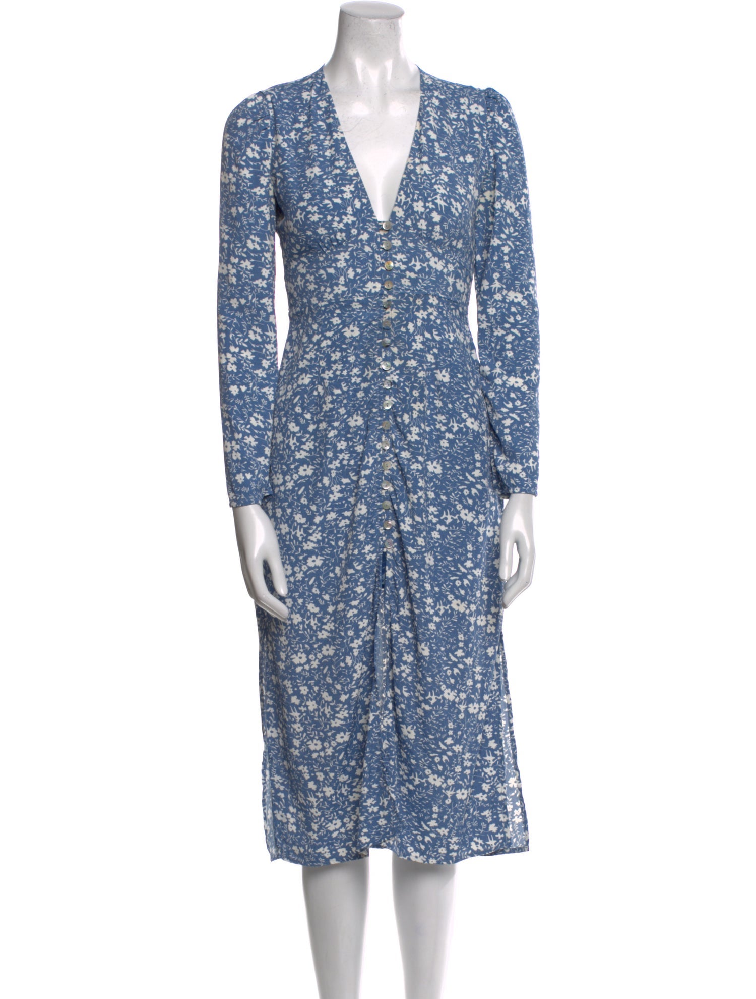 Rahi Floral Print Midi Length Dress