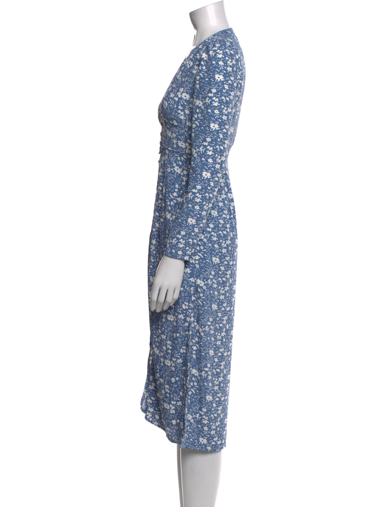 Rahi Floral Print Midi Length Dress