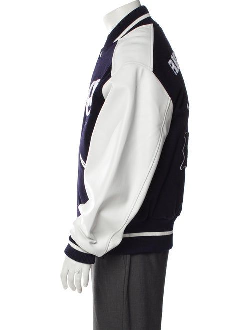 Richardson Wool Graphic Print Varsity Jacket