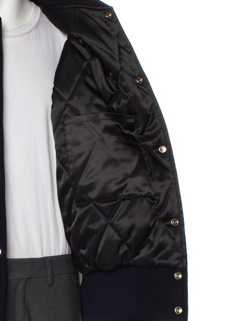 Richardson Wool Graphic Print Varsity Jacket