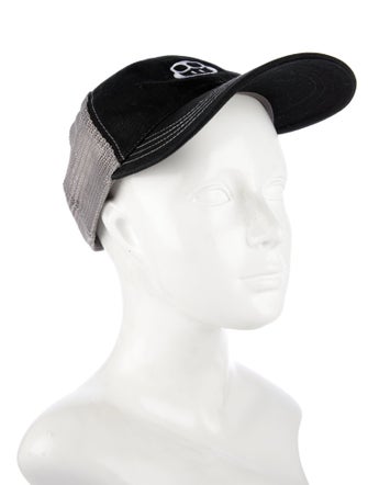 Richardson black pattern print mesh baseball cap
