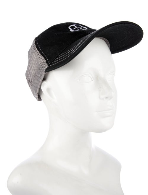 Richardson black pattern print mesh baseball cap