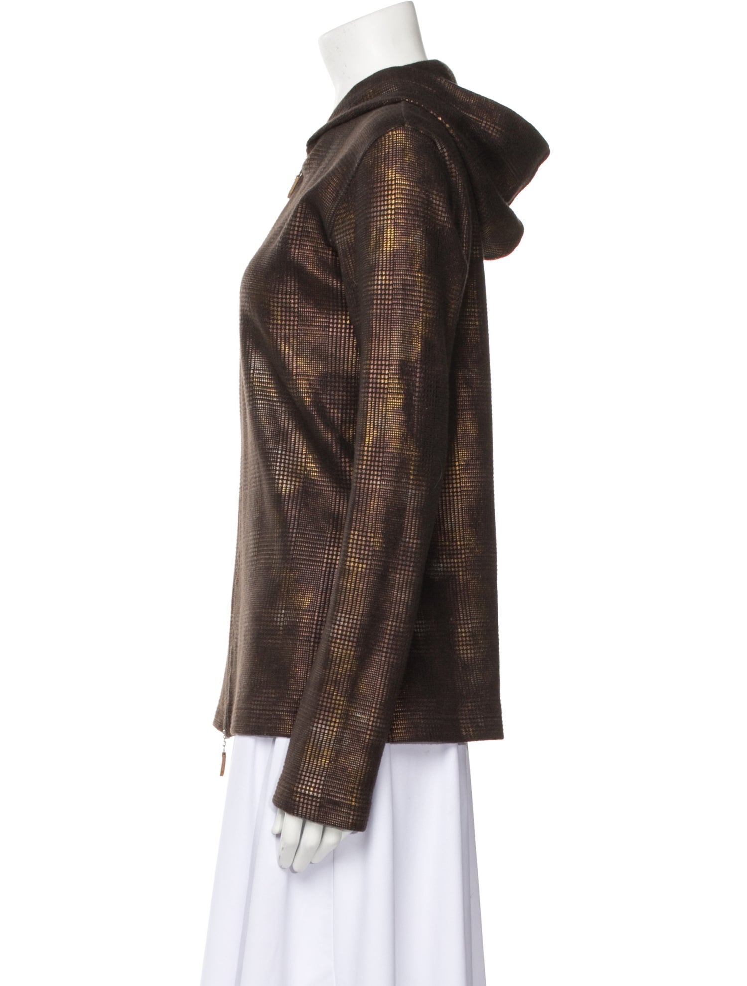 Richard Grand Cashmere Long Sleeve Button-Up Top