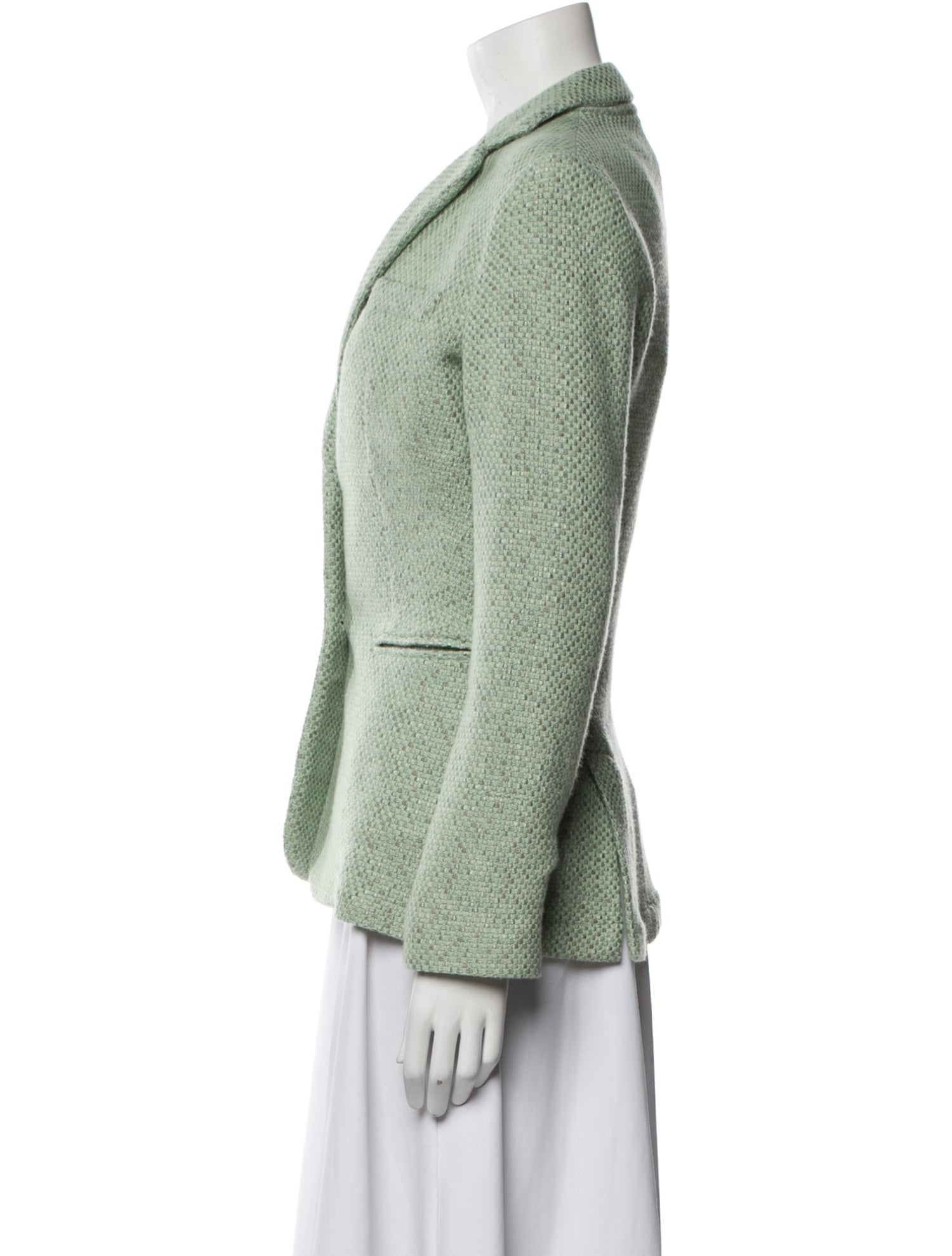 Richard Grand Cashmere Tweed Pattern Blazer