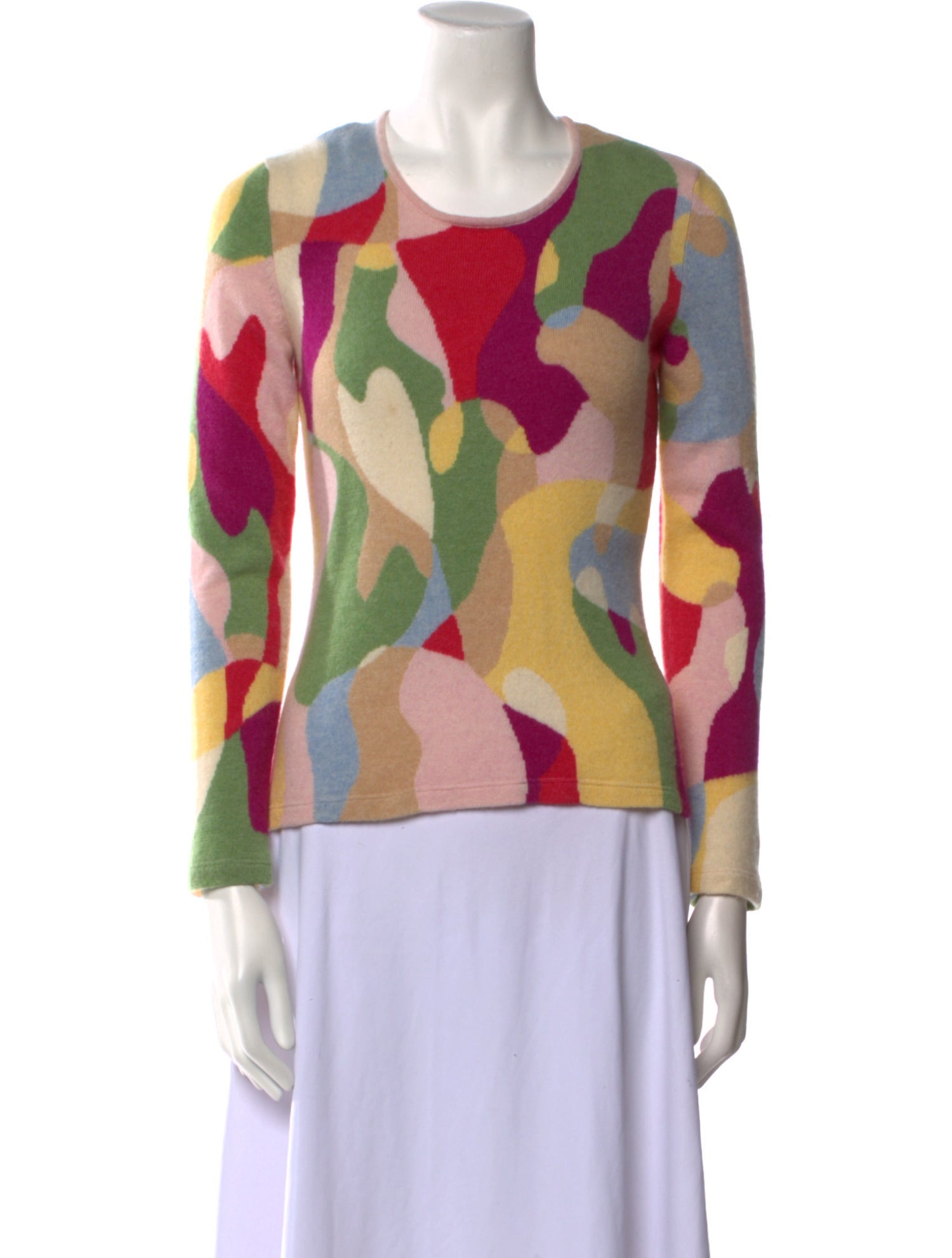 Richard Grand Cashmere Printed Sweater