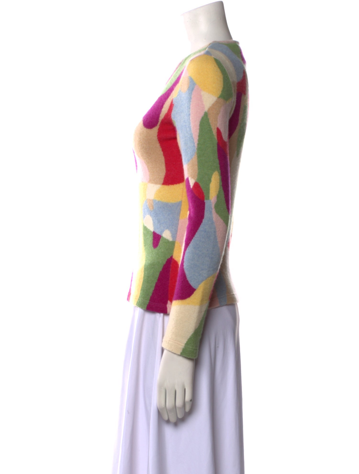 Richard Grand Cashmere Printed Sweater