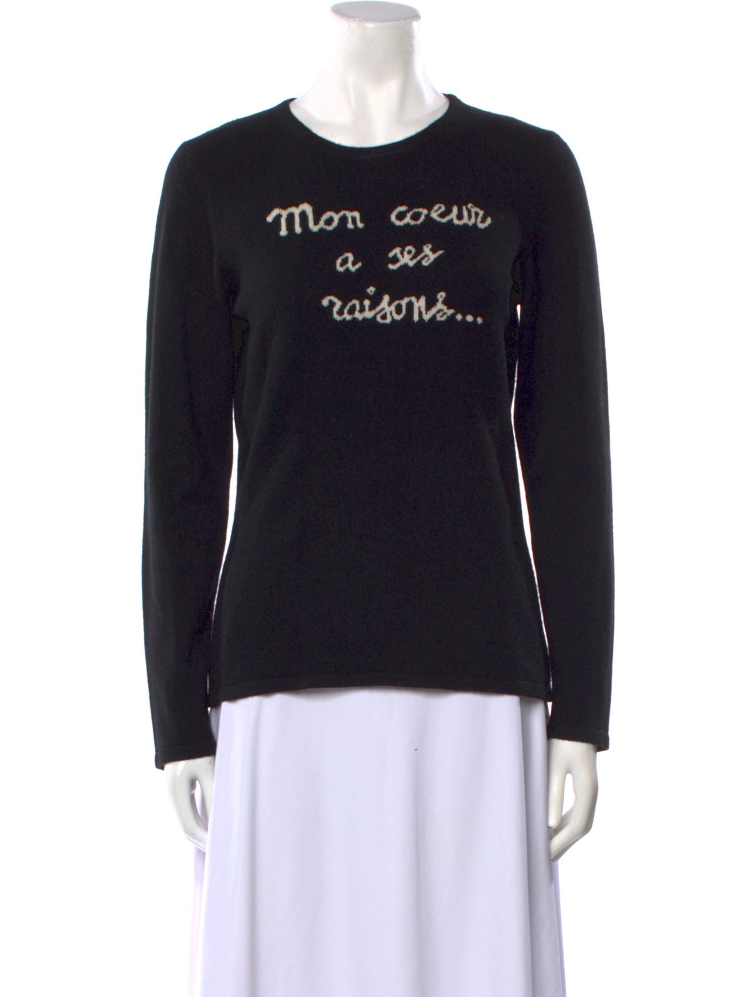 Richard Grand Cashmere Graphic Print Sweater