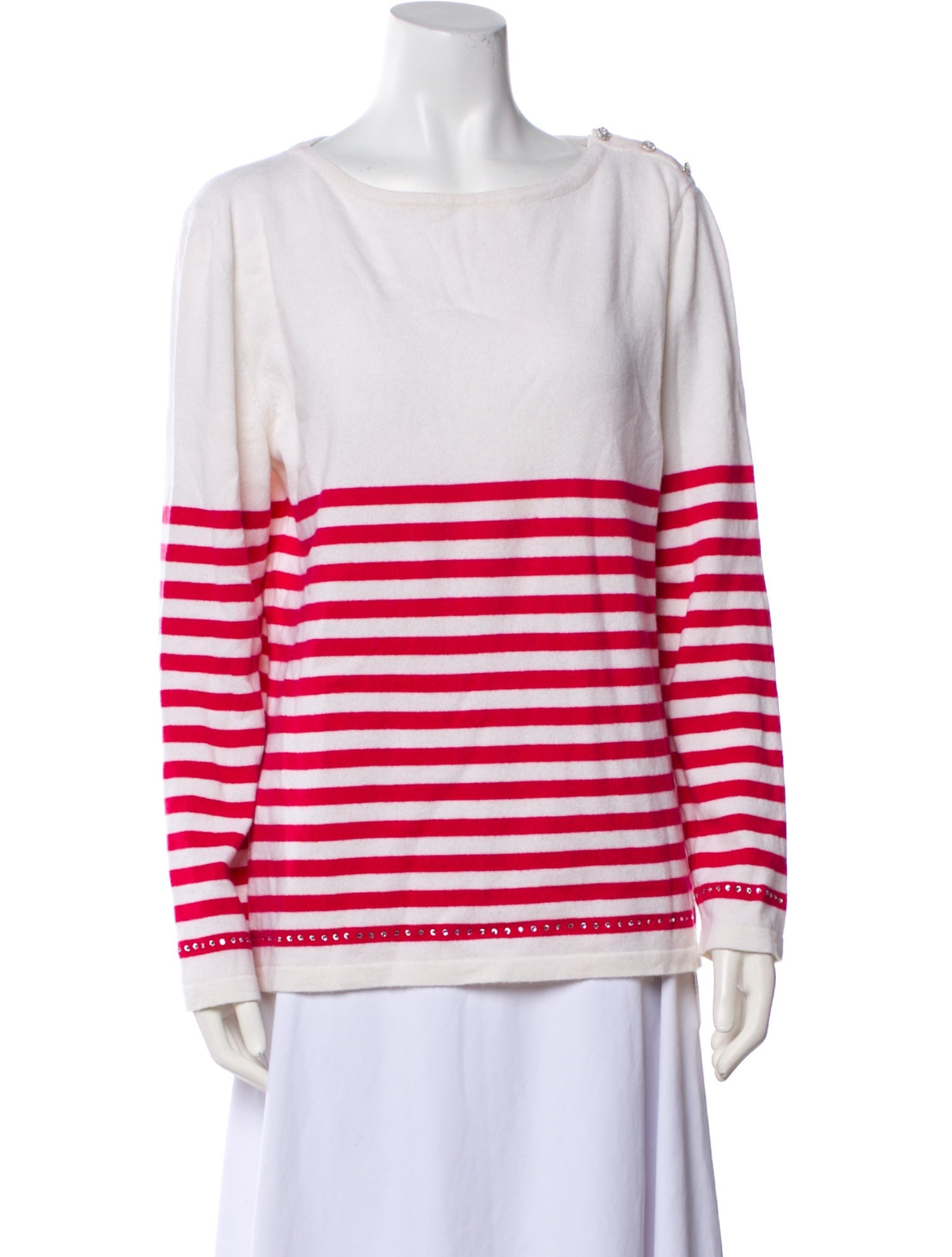 Richard Grand Cashmere Striped Sweater