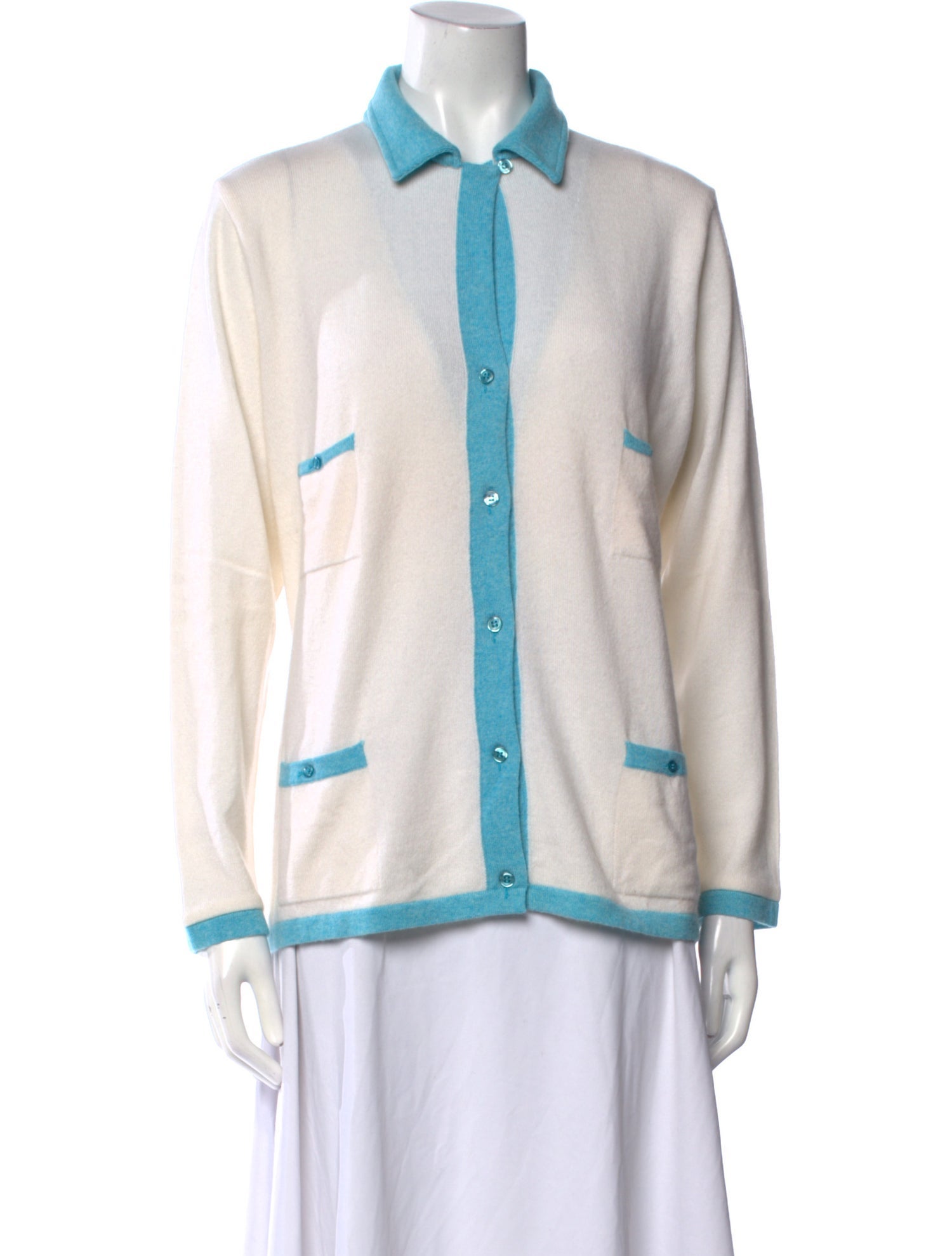 Richard Grand Cashmere Colorblock Pattern Sweater