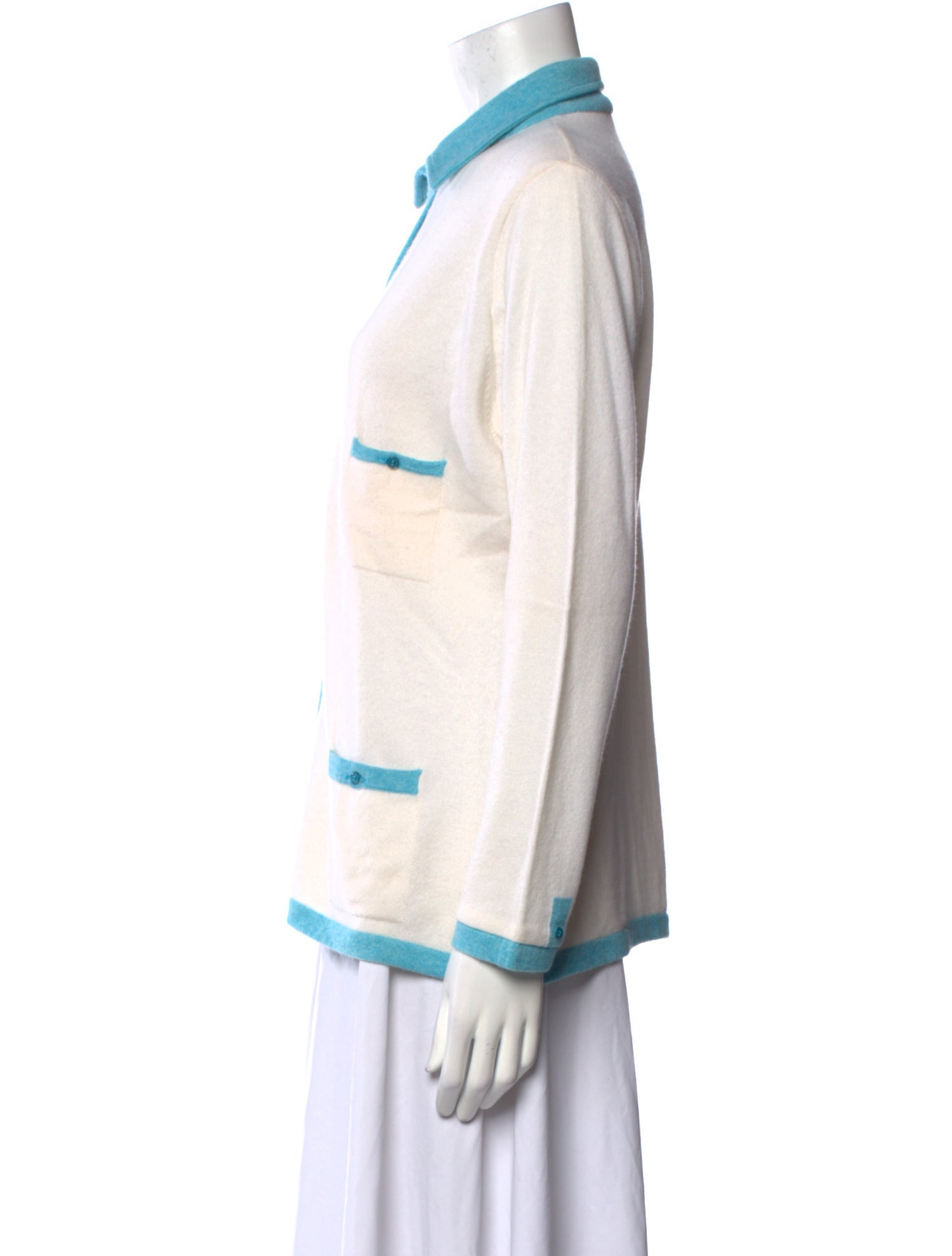 Richard Grand Cashmere Colorblock Pattern Sweater