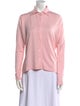 Richard Grand Cashmere Long Sleeve Button-Up Top