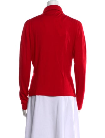 Richard Grand Cashmere Long Sleeve Button-Up Top