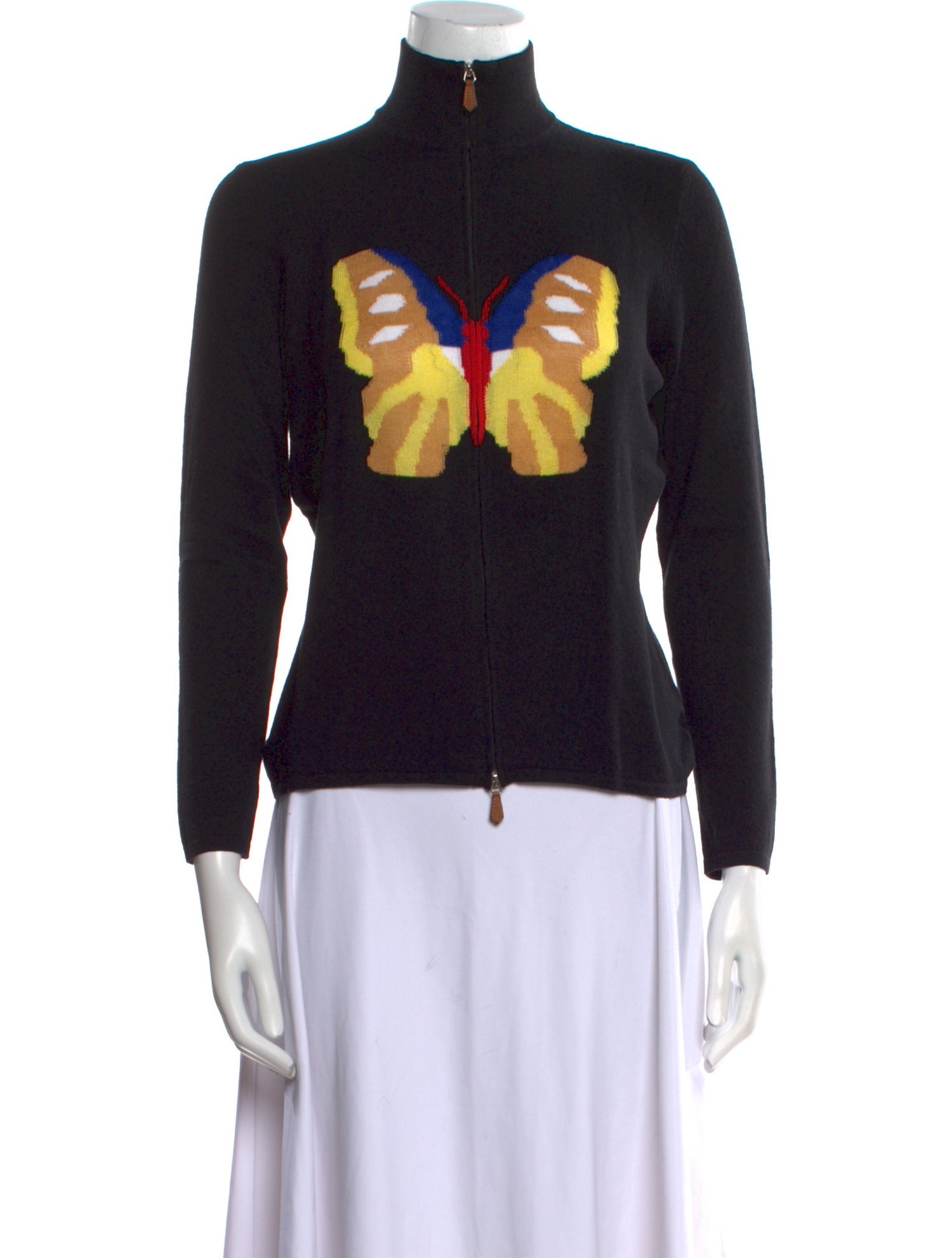 Richard Grand Cashmere Graphic Print Sweater