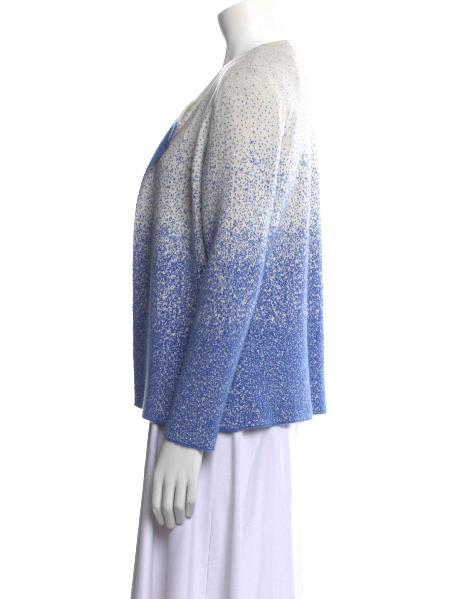 Richard Grand Cashmere Colorblock Pattern Sweater