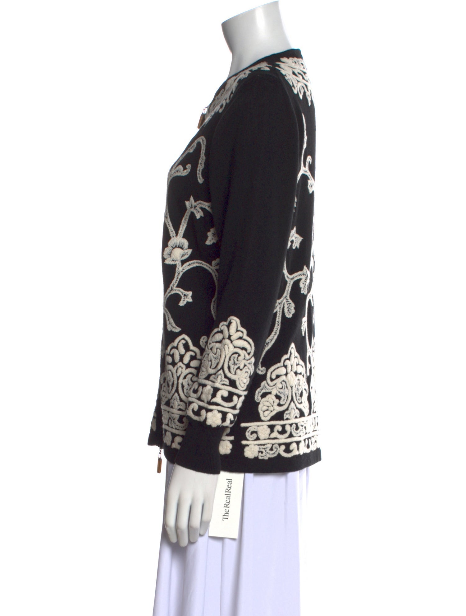 Richard Grand Cashmere Printed Sweater