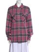 Richard Grand Cashmere Plaid Print Sweater