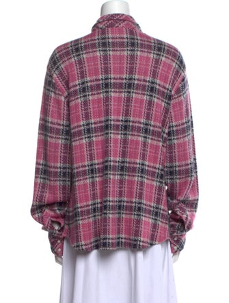 Richard Grand Cashmere Plaid Print Sweater