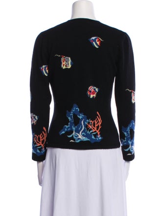 Richard Grand Cashmere Printed Sweater