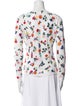 Richard Grand Cashmere Floral Print Sweater