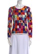 Richard Grand Cashmere Printed Sweater