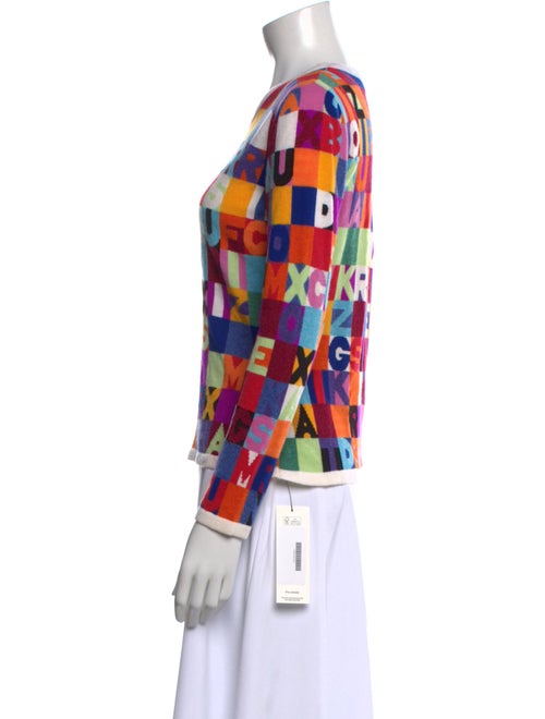 Richard Grand Cashmere Printed Sweater