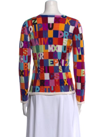 Richard Grand Cashmere Printed Sweater