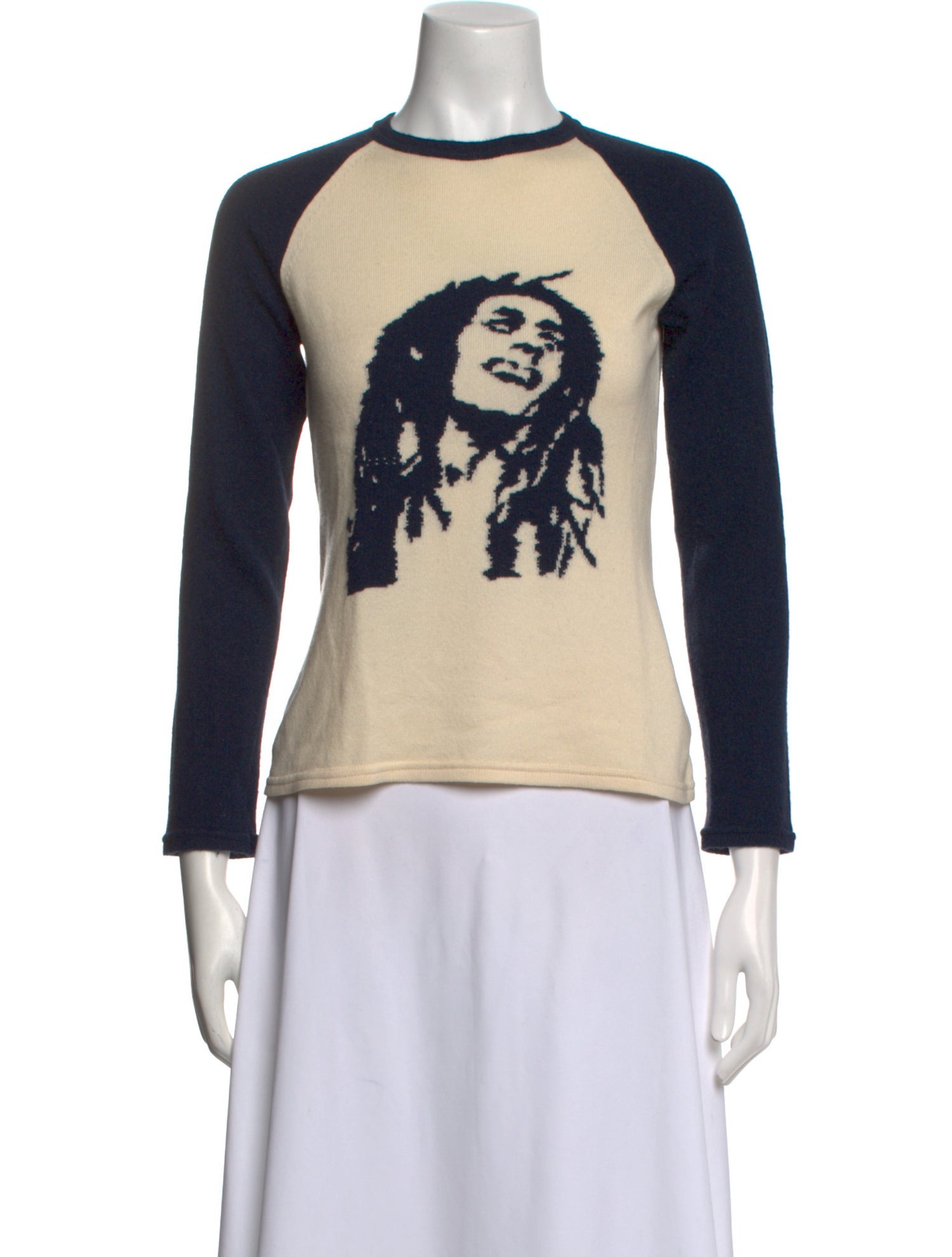 Richard Grand Cashmere Graphic Print Sweater