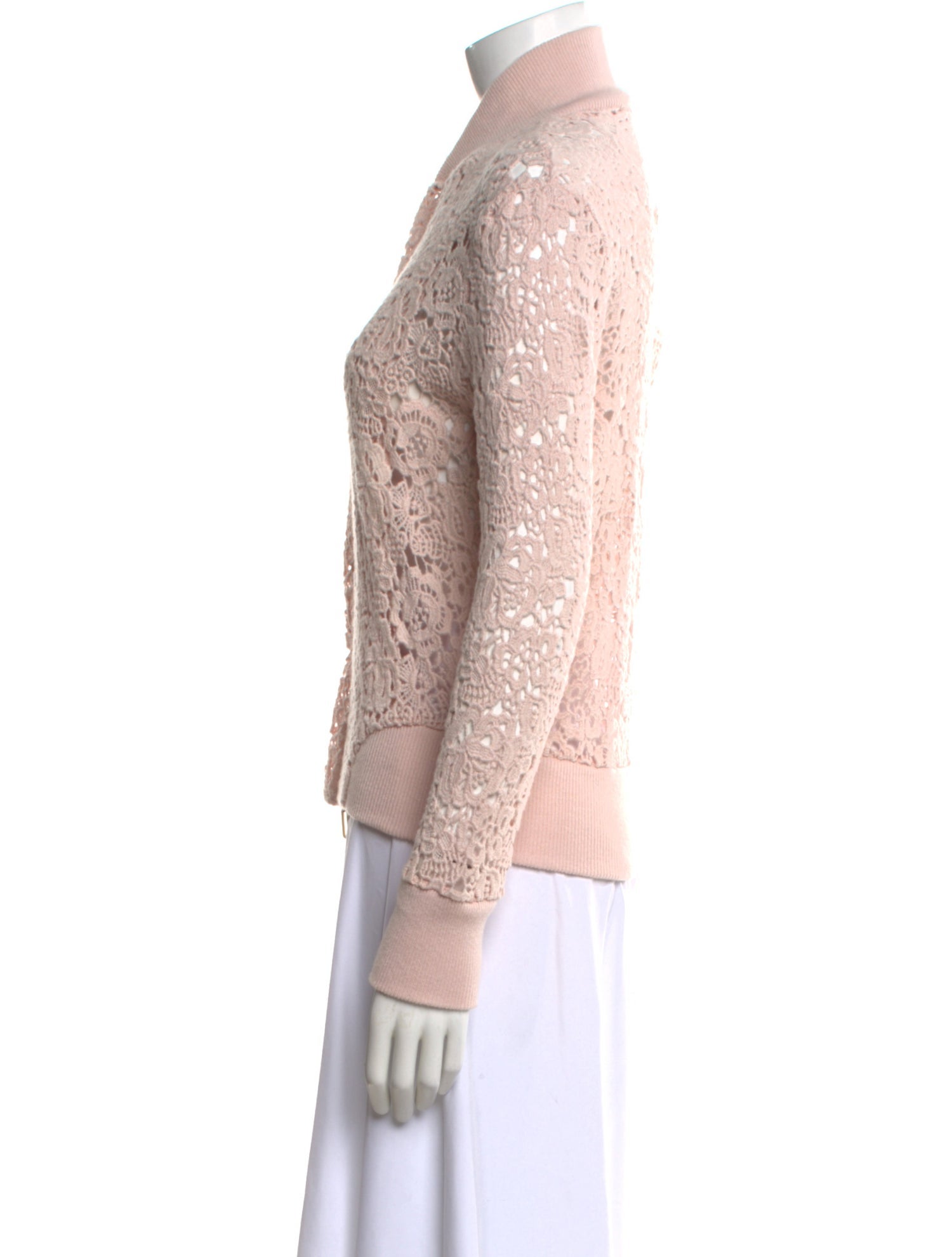 Richard Grand Cashmere Lace Pattern Sweater