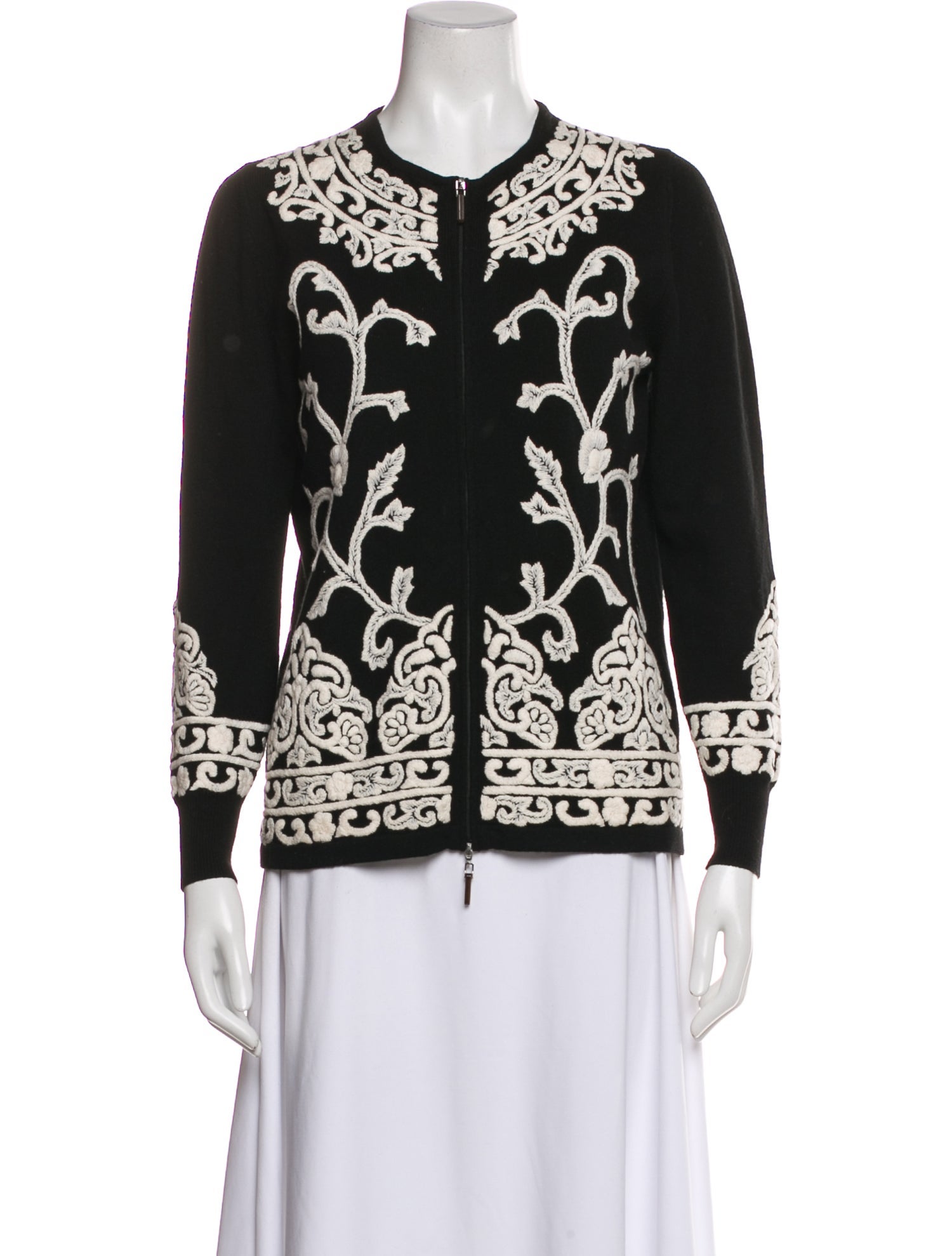 Richard Grand Cashmere Printed Sweater