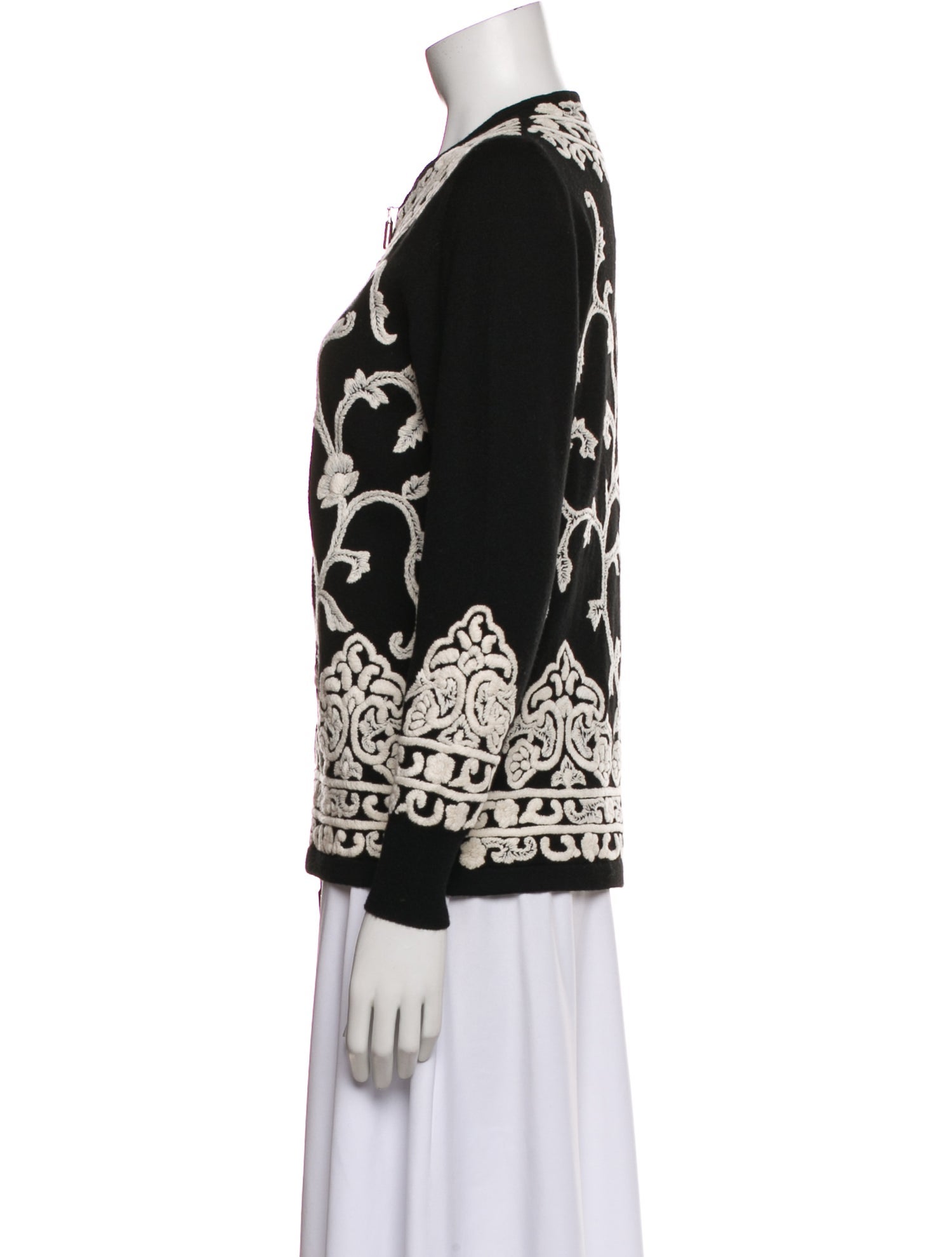 Richard Grand Cashmere Printed Sweater