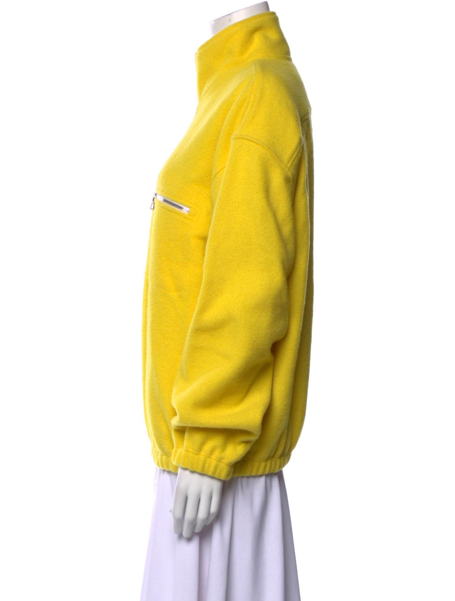 Rier Virgin Wool Mock Neck Sweatshirt