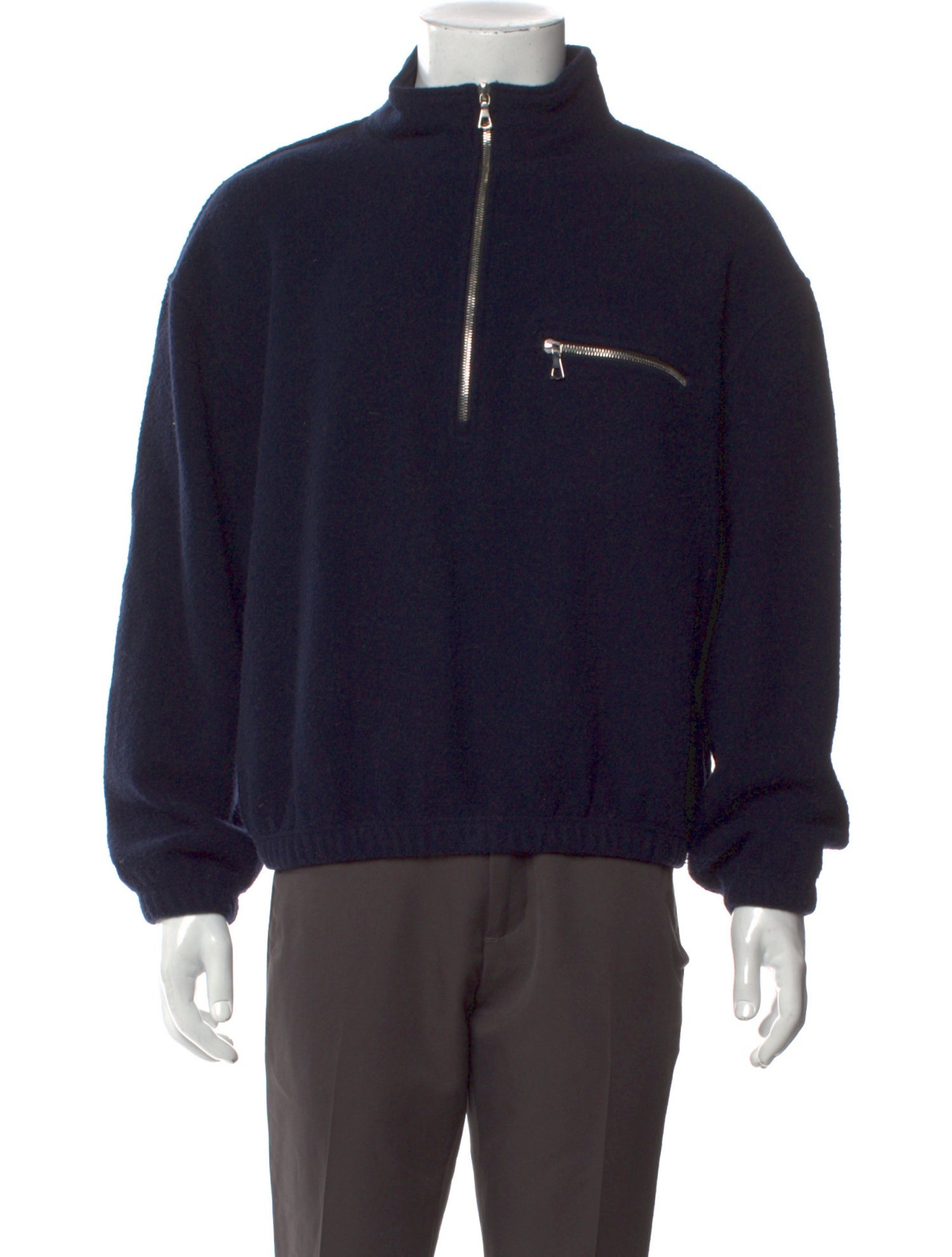 Rier Virgin Wool Mock Neck Pullover