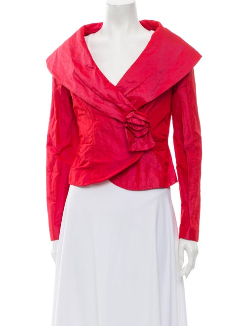 Teri Jon by Rickie Freeman Evening Jacket Red