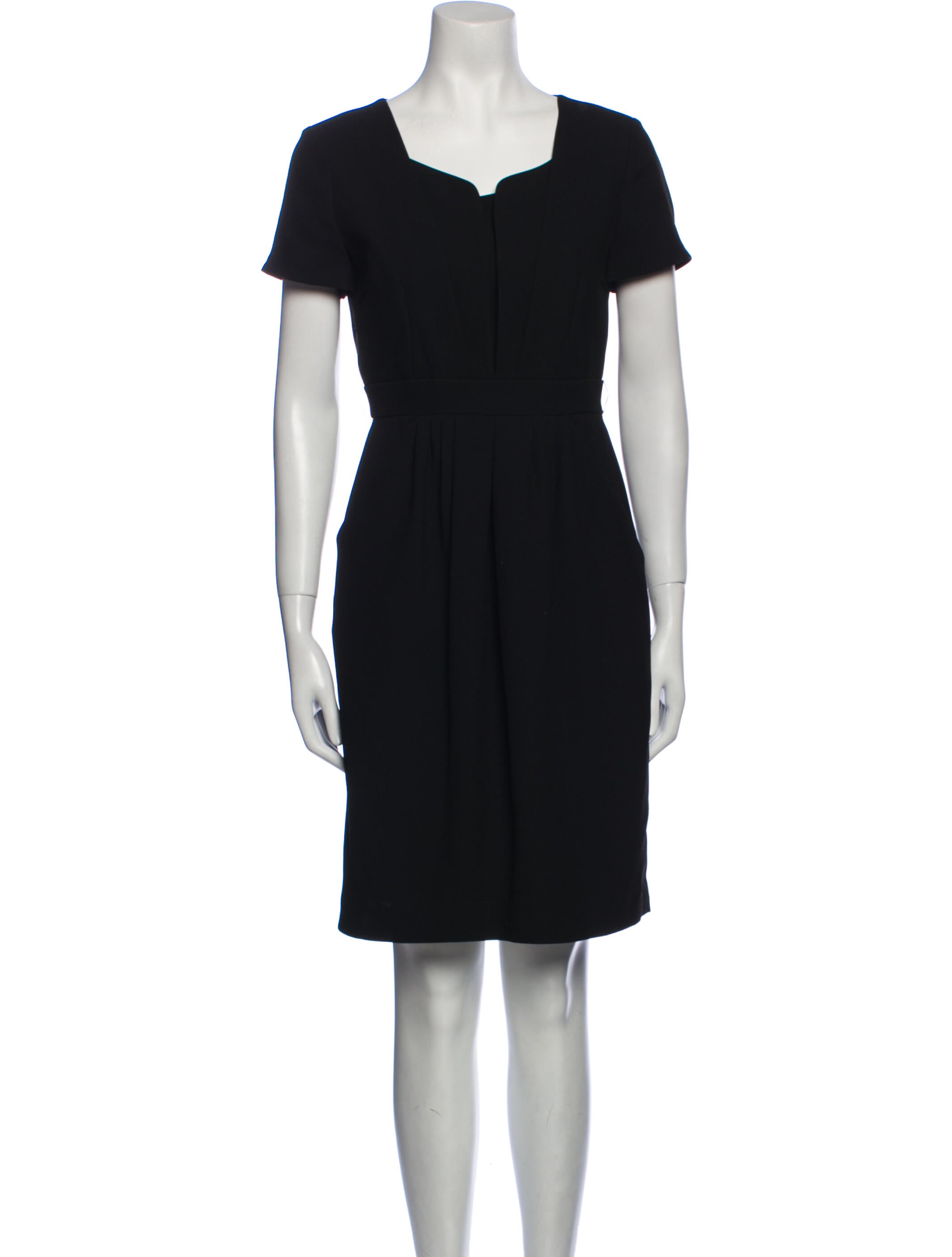 Teri Jon by Rickie Freeman Square Neckline Mini Dress