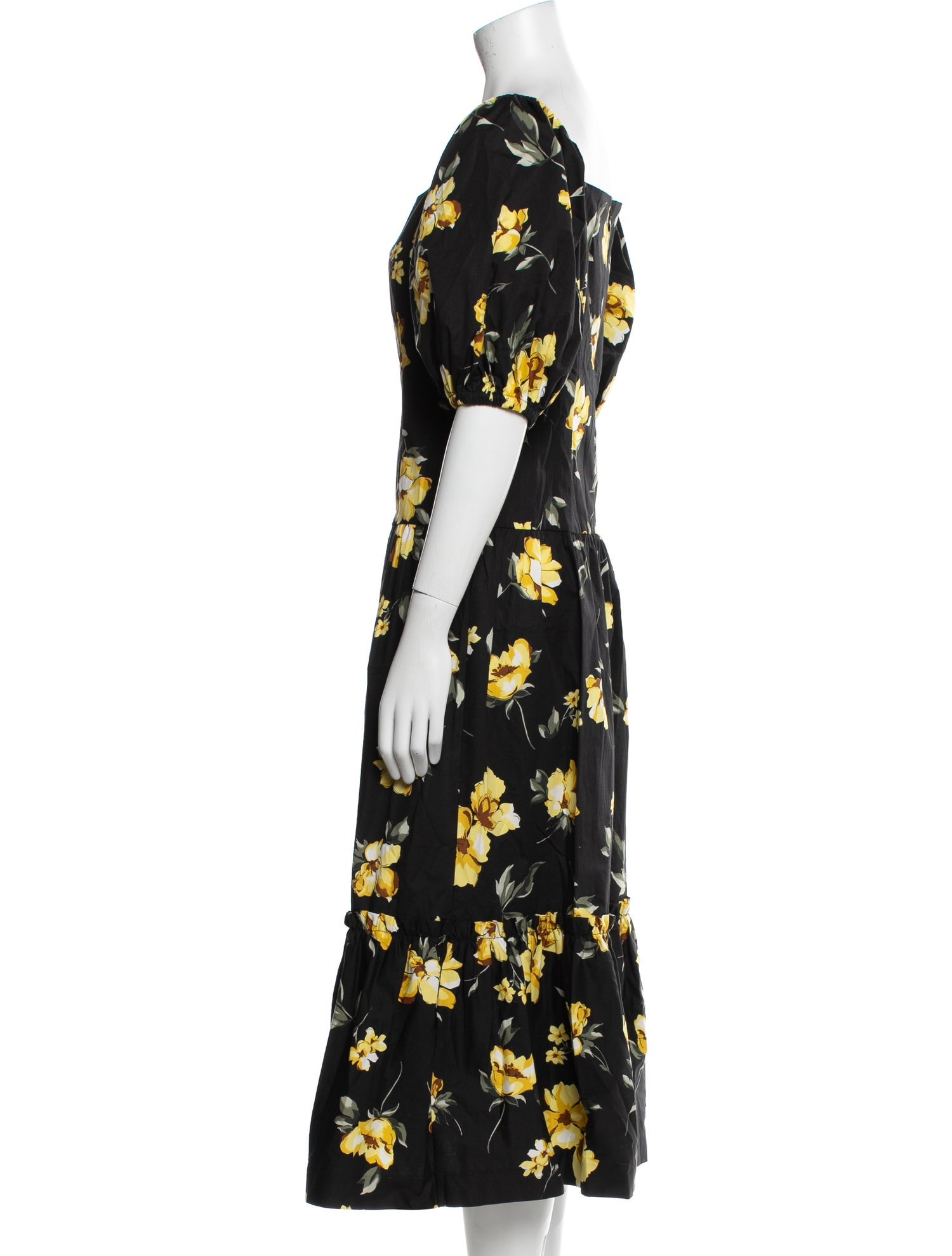 Teri Jon by Rickie Freeman Floral Print Long Dress