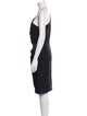 Teri Jon by Rickie Freeman One-Shoulder Knee-Length Dress