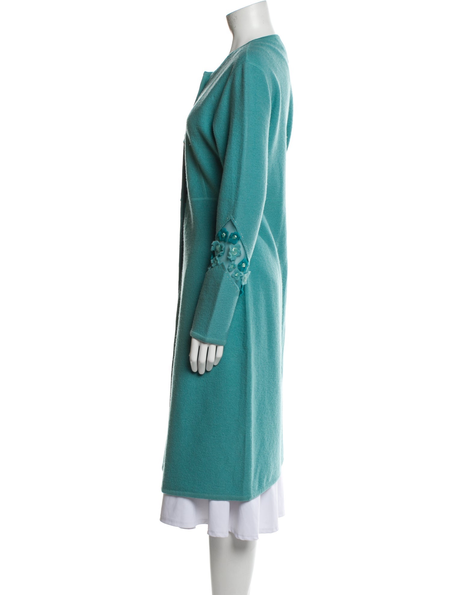 Teri Jon by Rickie Freeman Wool V-Neck Sweater