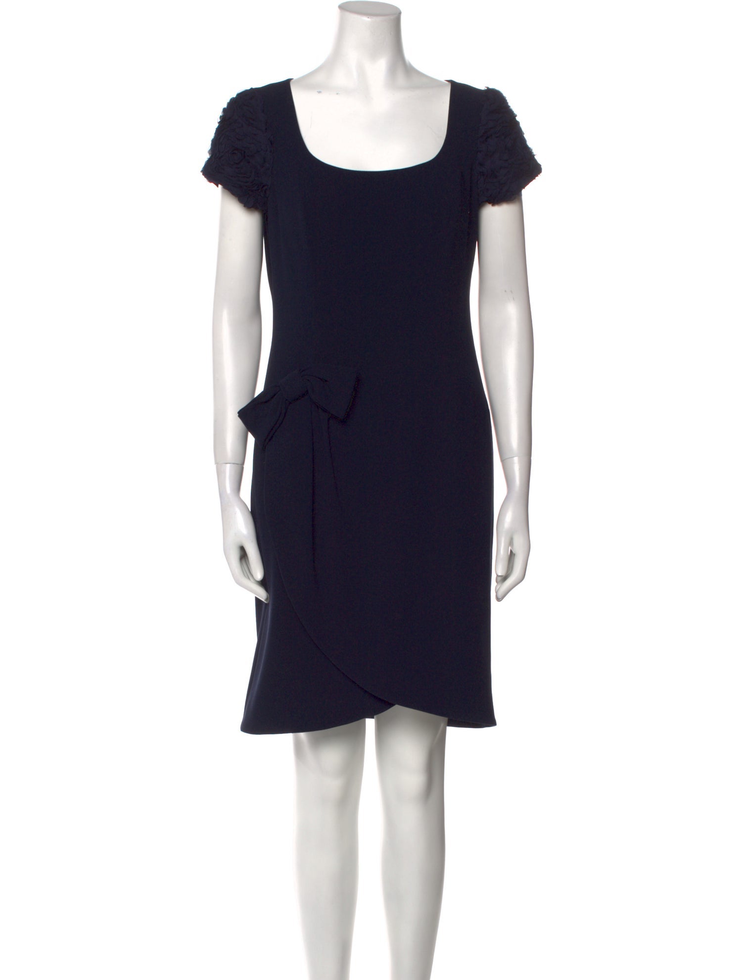 Teri Jon by Rickie Freeman Scoop Neck Mini Dress