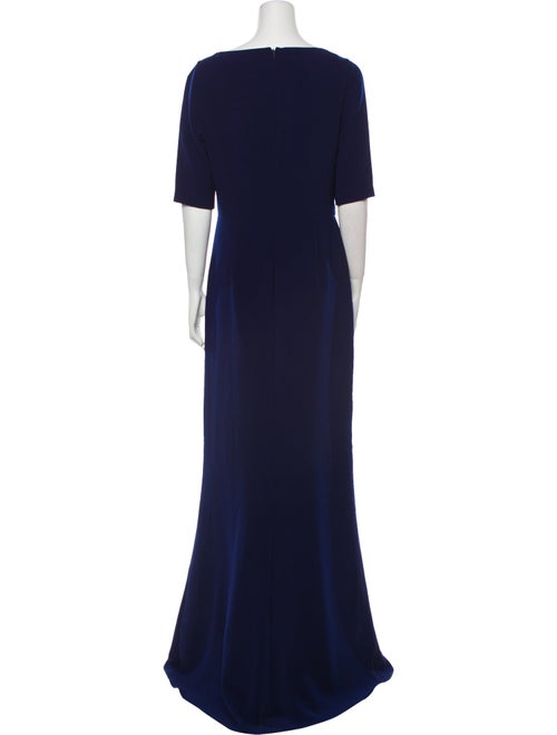 Teri Jon by Rickie Freeman V-Neck Long Dress
