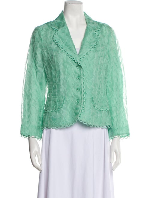 Teri Jon by Rickie Freeman Silk Jacket