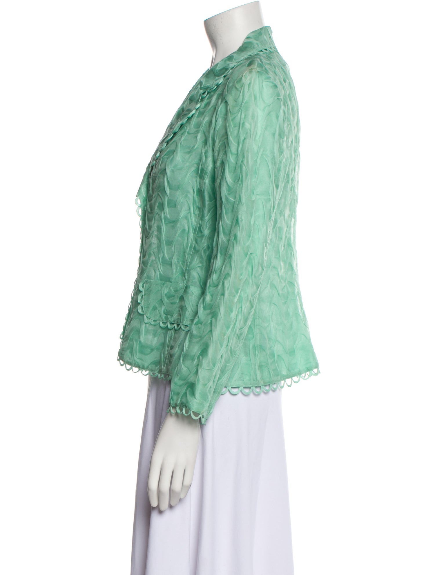 Teri Jon by Rickie Freeman Silk Jacket