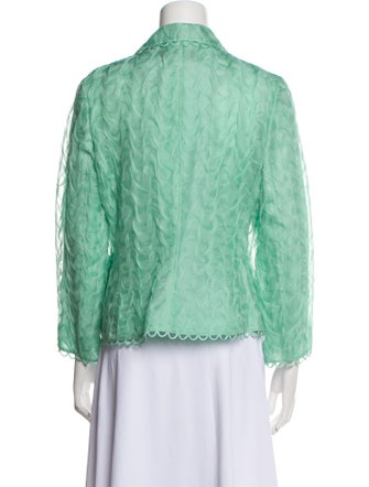 Teri Jon by Rickie Freeman Silk Jacket