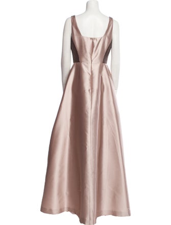 Teri Jon by Rickie Freeman Floral Print Long Dress