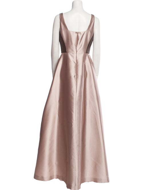 Teri Jon by Rickie Freeman Floral Print Long Dress