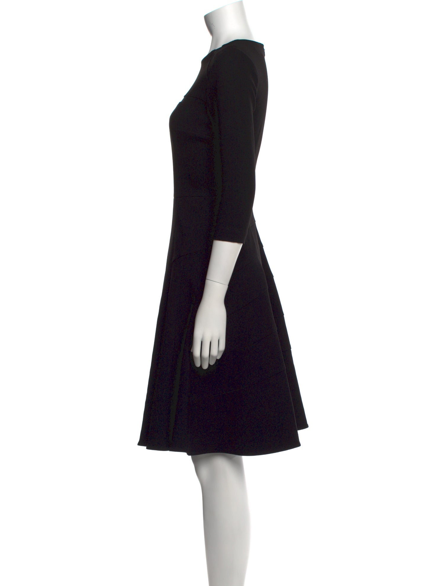 Teri Jon by Rickie Freeman Crew Neck Knee-Length Dress