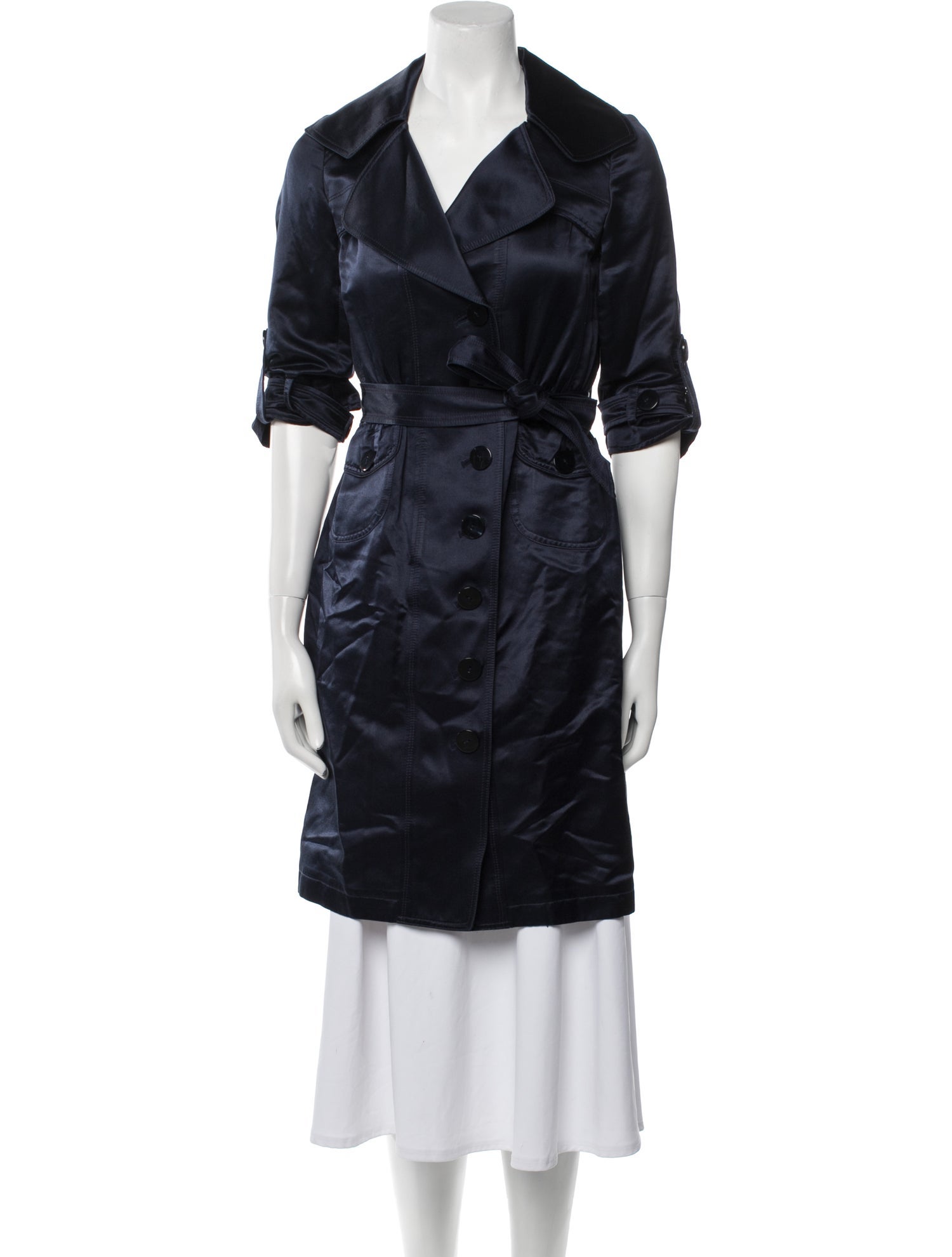 Teri Jon by Rickie Freeman Trench Coat