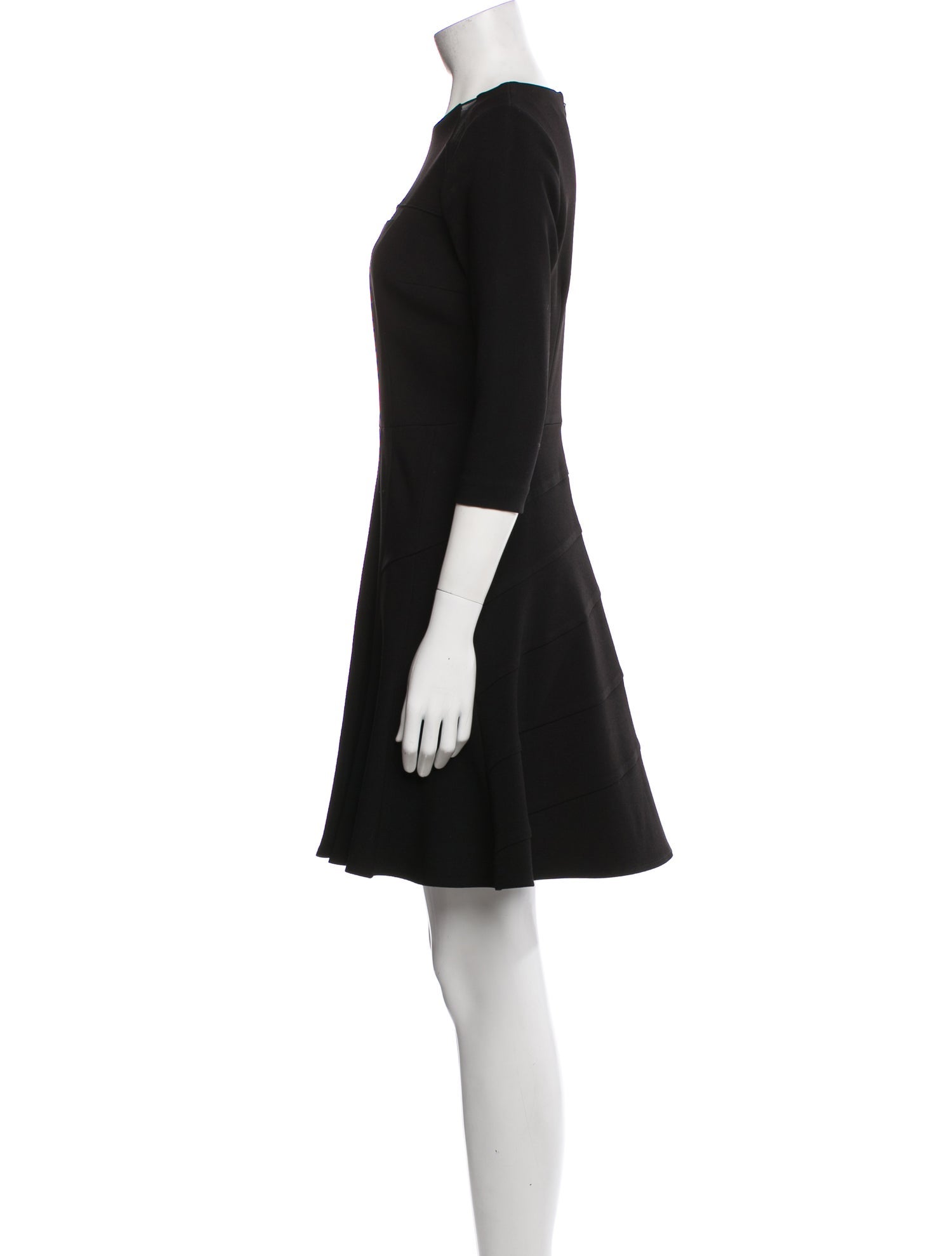 Teri Jon by Rickie Freeman Crew Neck Mini Dress