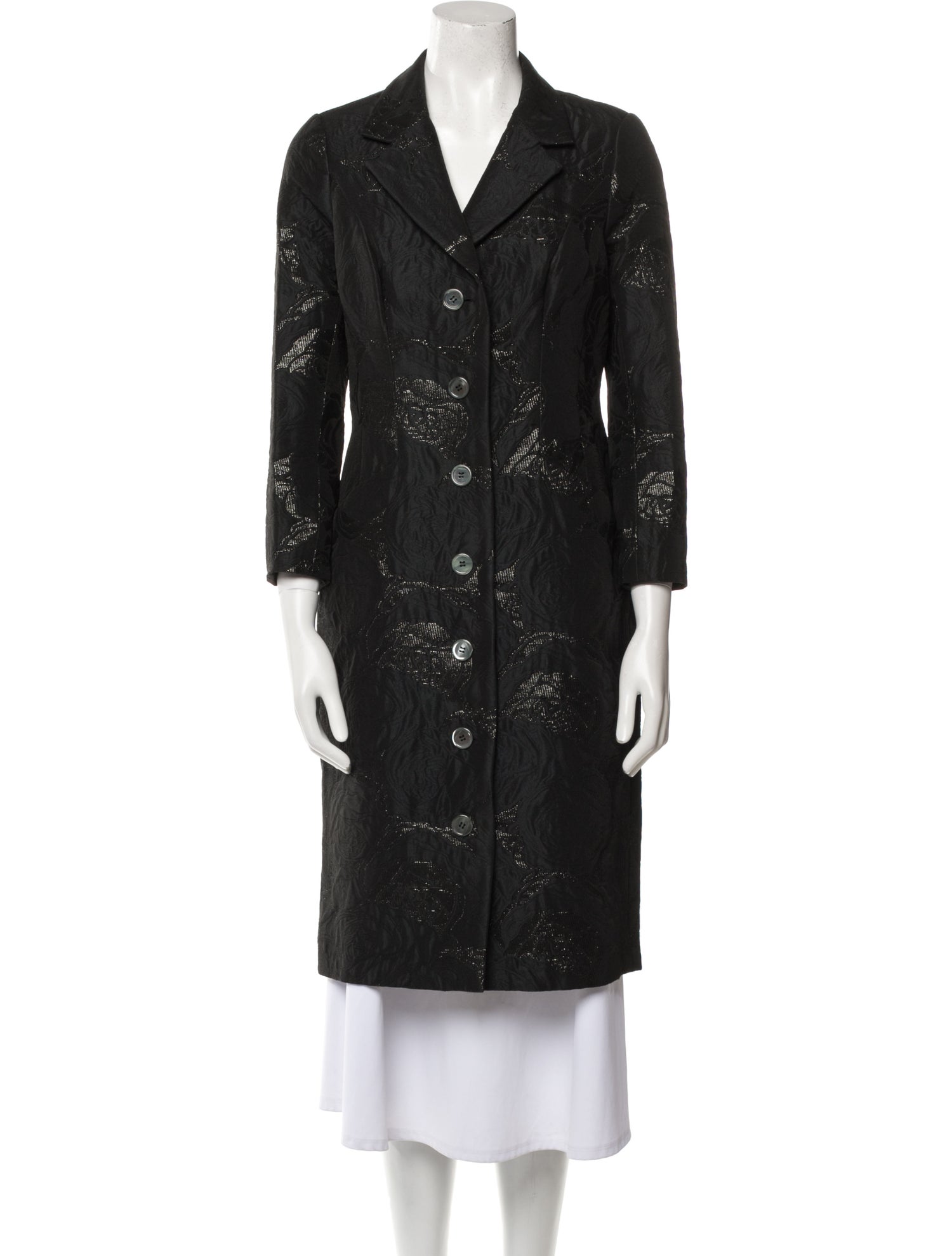 Teri Jon by Rickie Freeman Floral Print Coat