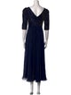 Teri Jon by Rickie Freeman Silk Long Dress